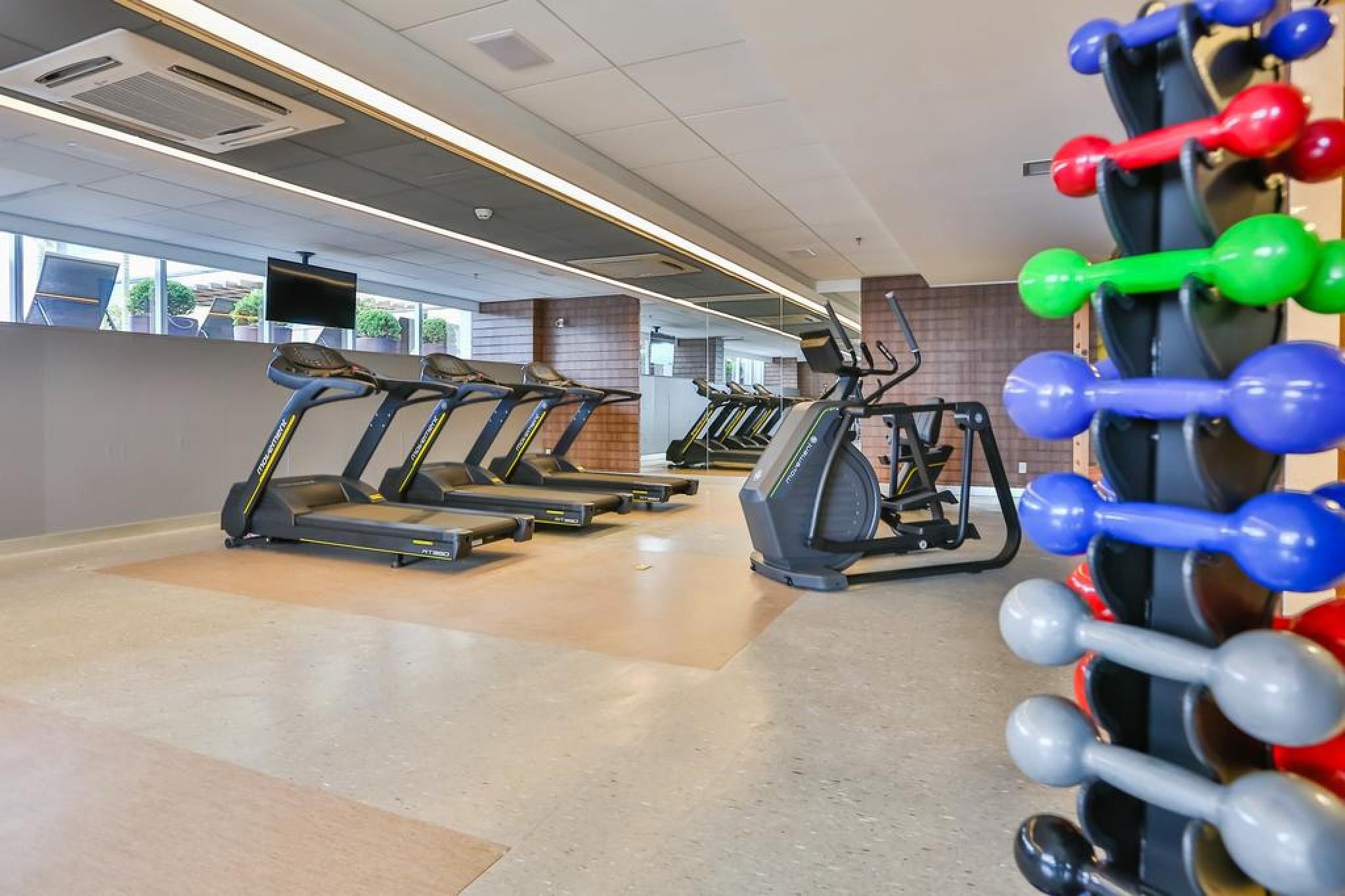 Transamerica Collection Goiânia Dış mekan fotoğraf The gym at the hotel