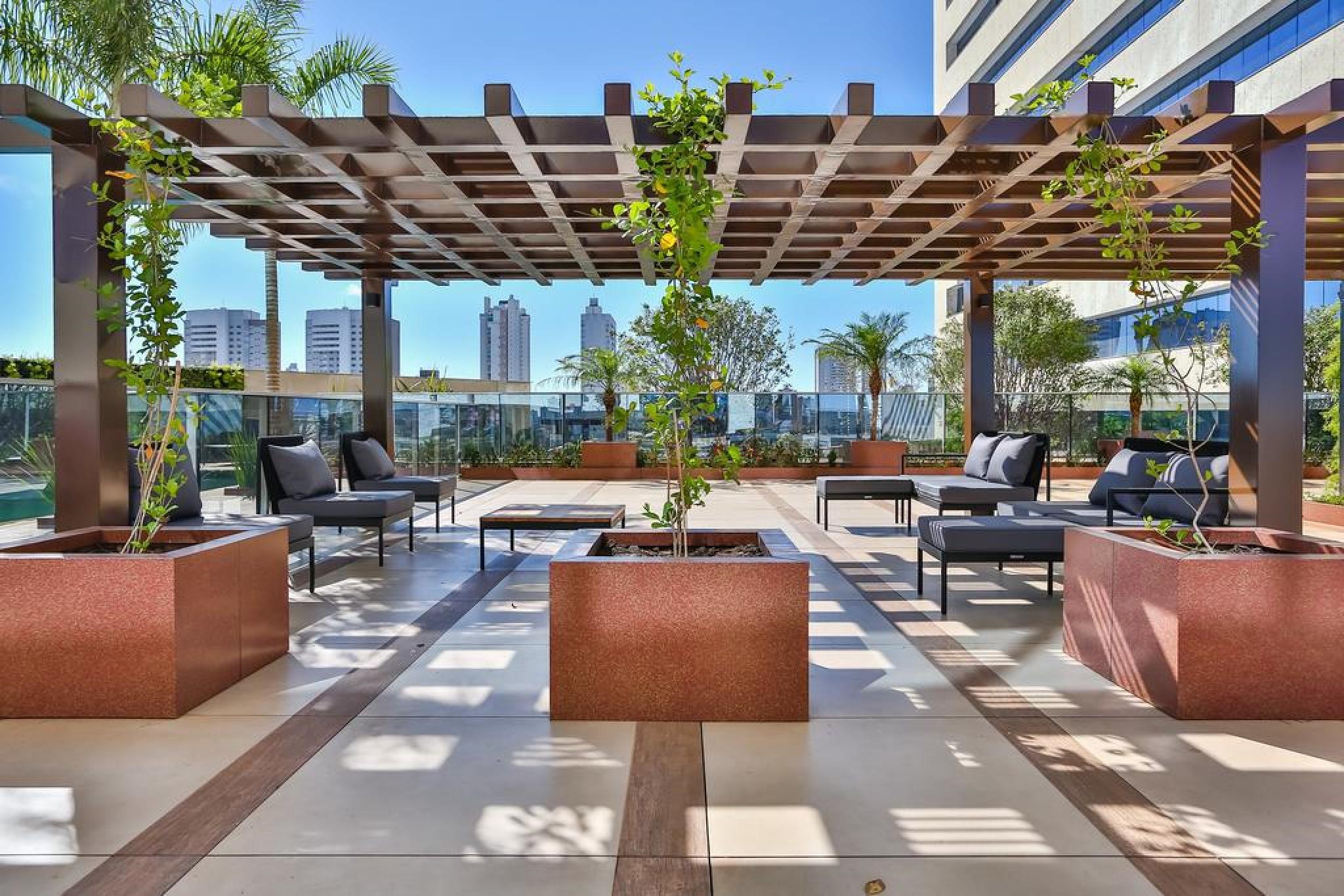 Transamerica Collection Goiânia Dış mekan fotoğraf Rooftop garden