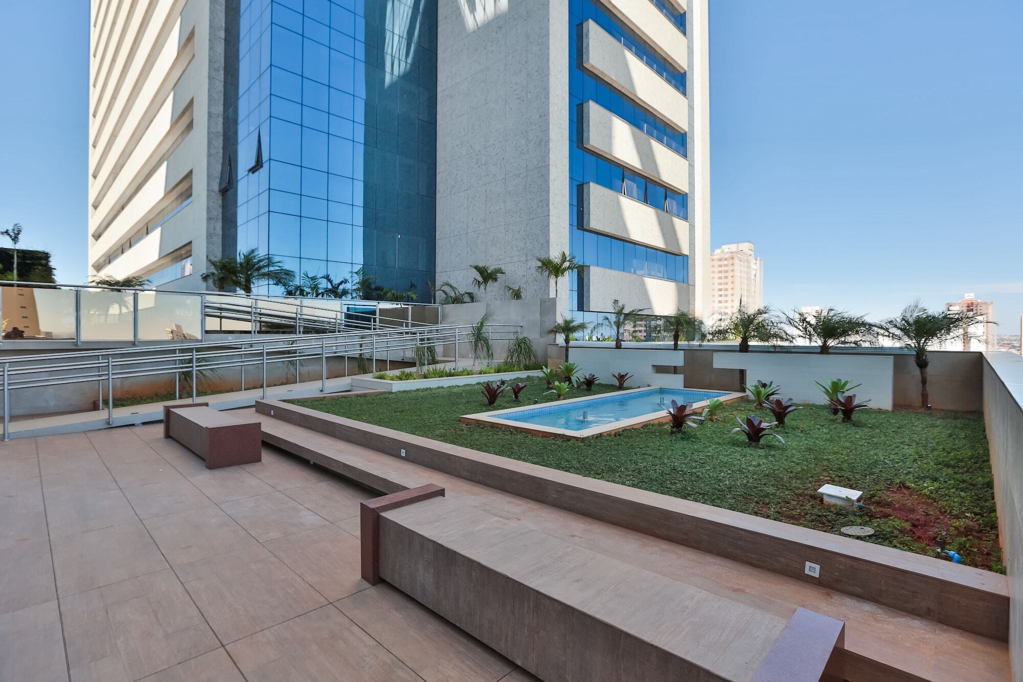 Transamerica Collection Goiânia Dış mekan fotoğraf The rooftop garden
