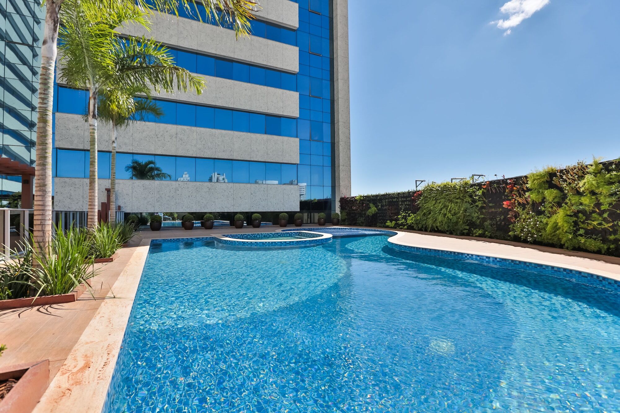 Transamerica Collection Goiânia Dış mekan fotoğraf The pool at the hotel